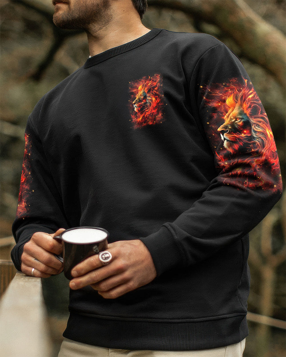 Blessed By God Loved By Jesus Lion Men's All Over Print Shirt - Yhhn2008254