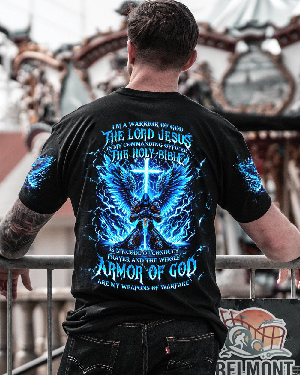 I'm A Warrior Of God Men's All Over Print Shirt - Tlno1505244