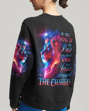 Jesus Dropped The Charges Lion Women's All Over Print Shirt - Tlno2305243