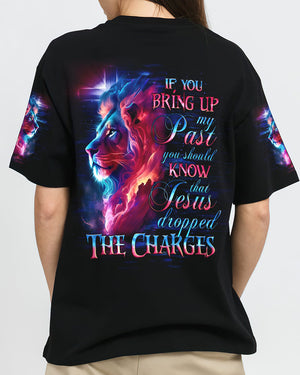 Jesus Dropped The Charges Lion Women's All Over Print Shirt - Tlno2305243