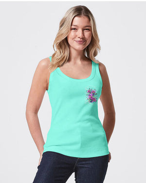 Blessed By God Loved By Jesus Cross Lilies Women's All Over Print Shirt - Tlnt1009253