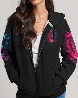 Blessed By God Loved By Jesus Lion Warrior Women's All Over Print Shirt - Tltw1209253