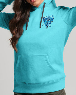 Blessed By God Loved By Jesus Cross Butterfly Women's All Over Print Shirt - Tltw1309251