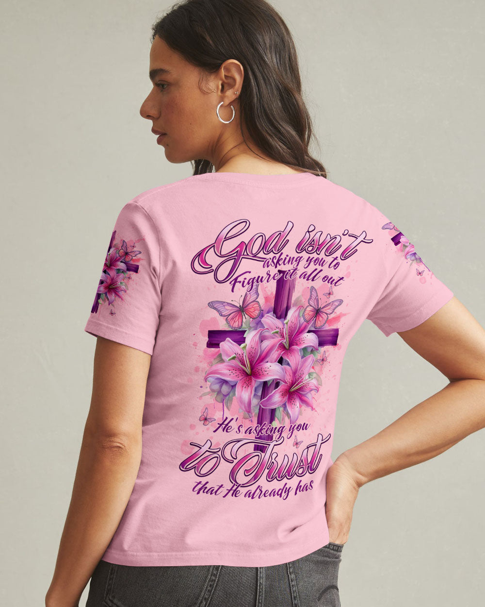 He's Asking You To Trust Women's All Over Print Shirt - Typq1609251