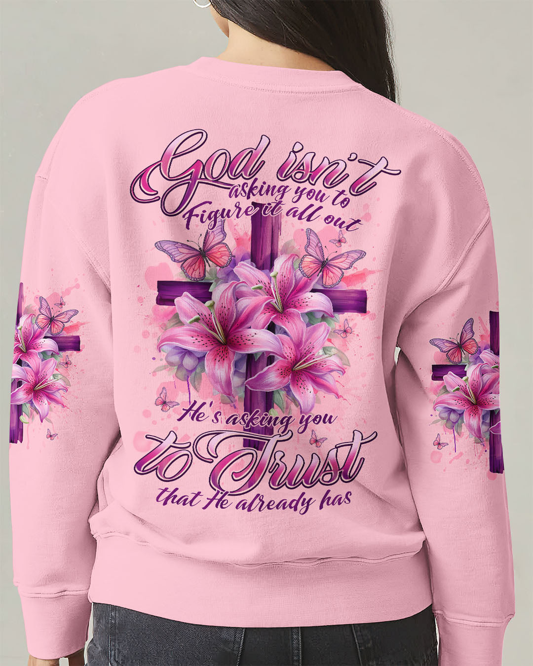 He's Asking You To Trust Women's All Over Print Shirt - Typq1609251