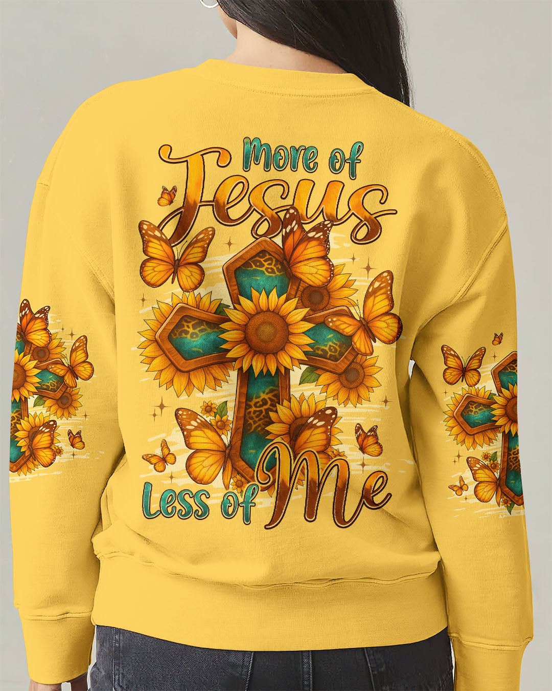 More Of Jesus Less Of Me Women's All Over Print Shirt - Typq2709251