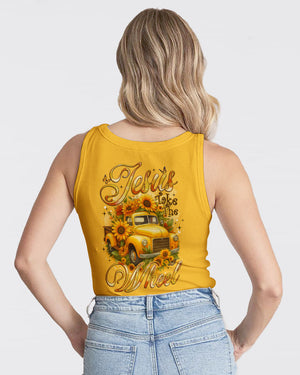 Jesus Take The Wheel Sunflowers Women's All Over Print Shirt - Tyqy0608254
