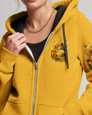 Jesus Take The Wheel Sunflowers Women's All Over Print Shirt - Tyqy0608254