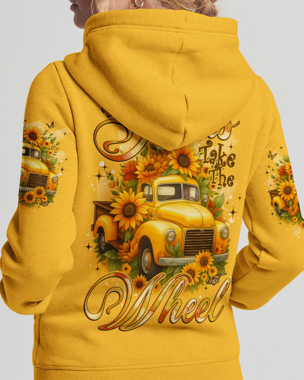 Jesus Take The Wheel Sunflowers Women's All Over Print Shirt - Tyqy0608254