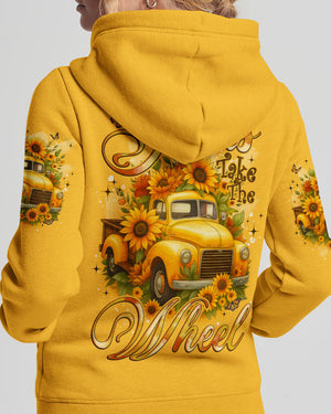 Jesus Take The Wheel Sunflowers Women's All Over Print Shirt - Tyqy0608254