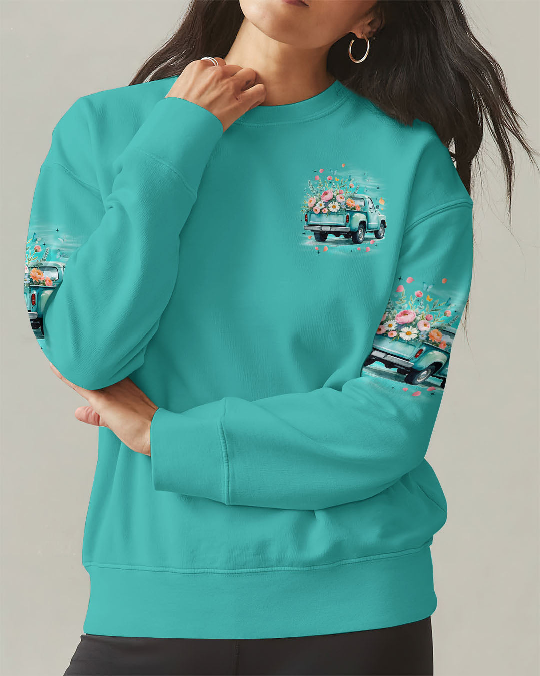 Jesus Take The Wheel Women's All Over Print Shirt - Tyqy1109253