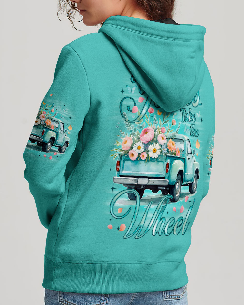 Jesus Take The Wheel Women's All Over Print Shirt - Tyqy1109253