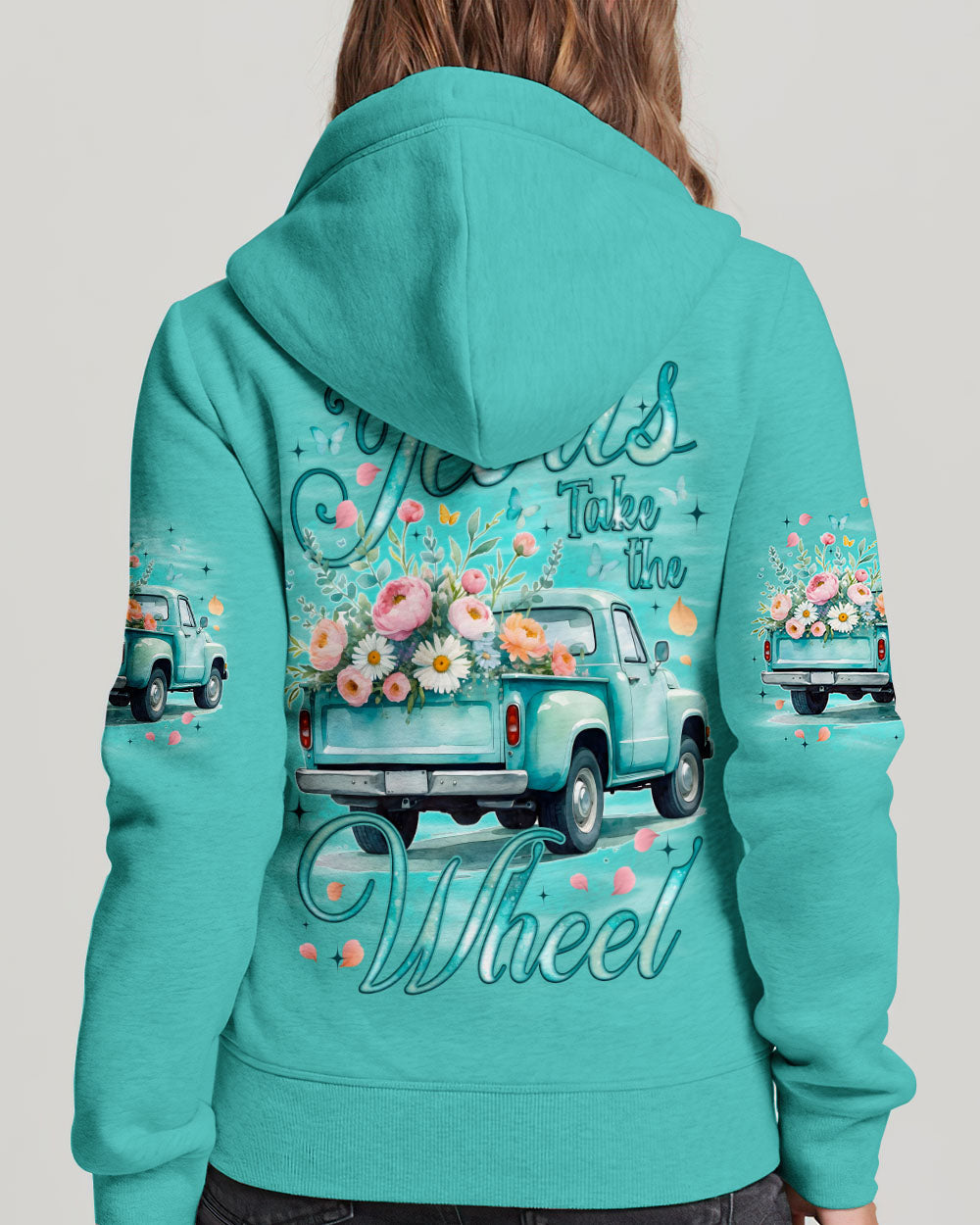 Jesus Take The Wheel Women's All Over Print Shirt - Tyqy1109253