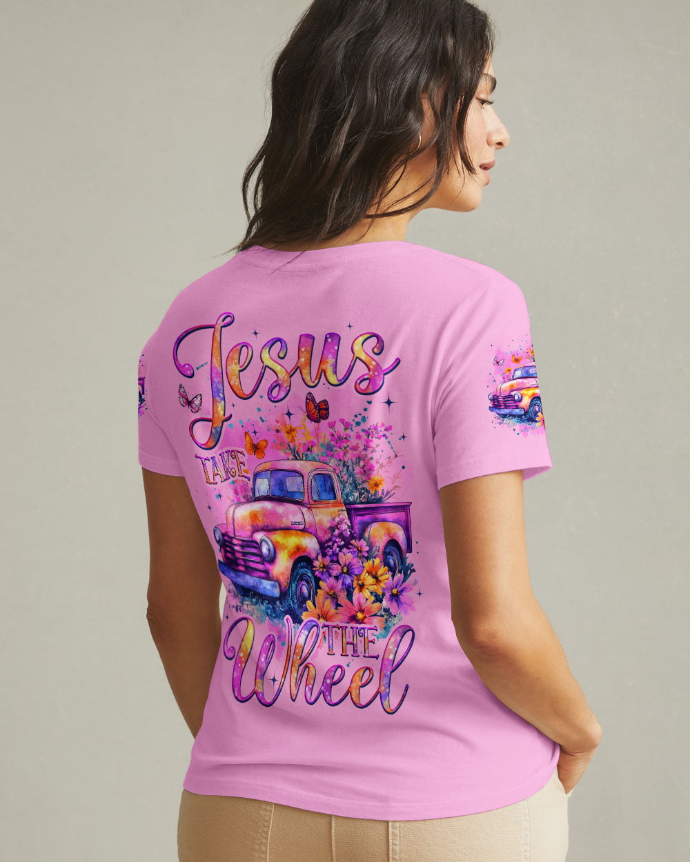 Jesus Take The Wheel Women's All Over Print - Tyqy1308254