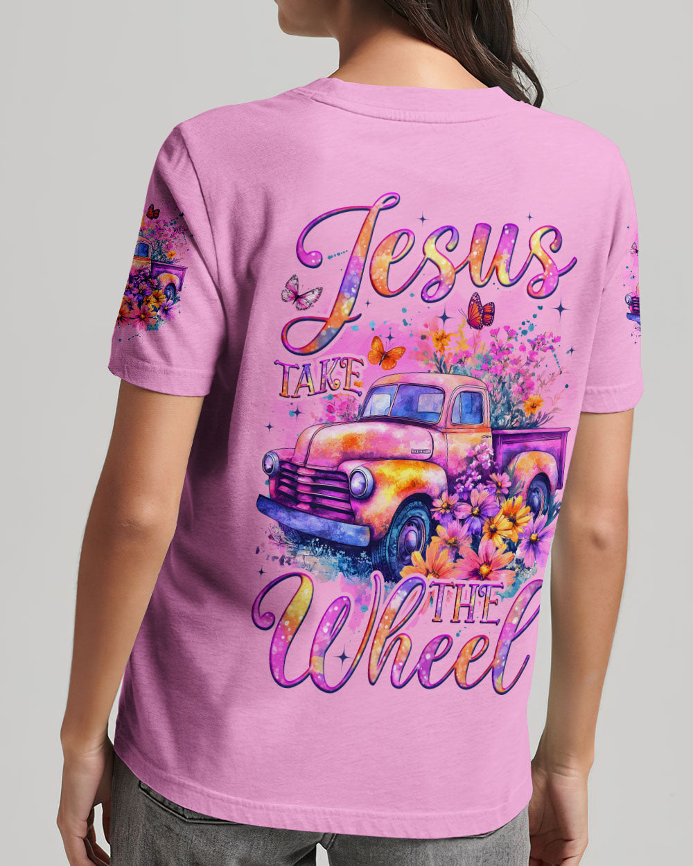 Jesus Take The Wheel Women's All Over Print - Tyqy1308254