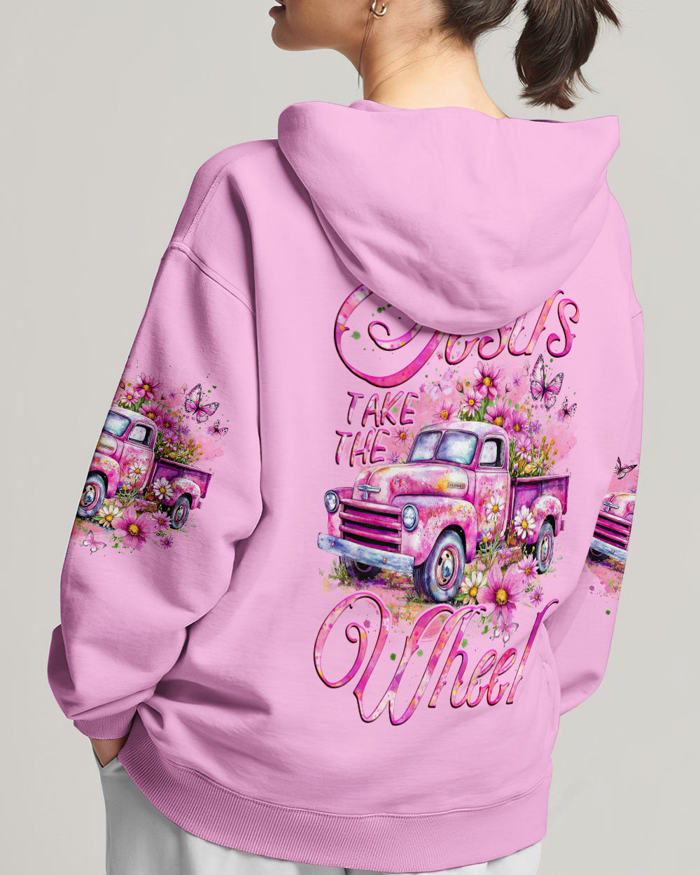 Jesus Take The Wheel Women's All Over Print Shirt - Tyqy1703252