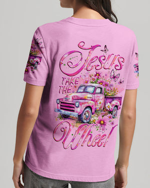 Jesus Take The Wheel Women's All Over Print Shirt - Tyqy1703252
