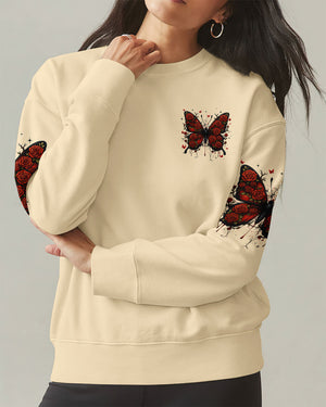 Blessed By God Loved By Jesus Butterfly Women's All Over Print Shirt - Tyqy1808253