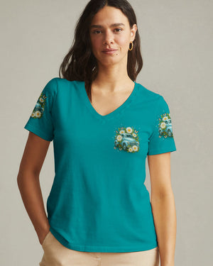 Jesus Take The Wheel Daisies Women's All Over Print Shirt - Tyqy2708252