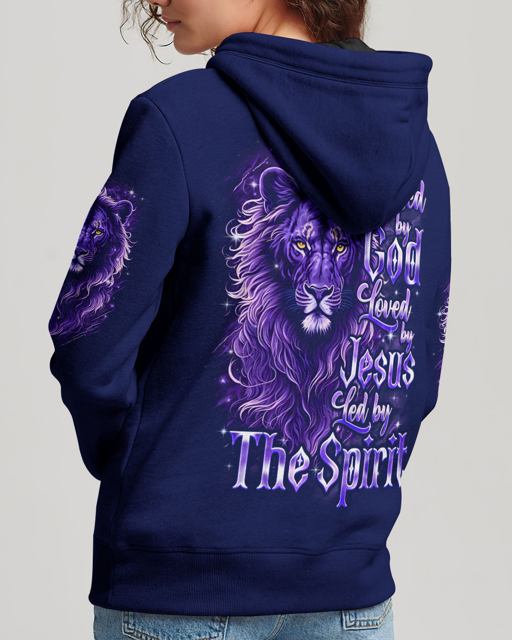 Blessed By God Loved By Jesus Lion Women's All Over Print Shirt - Tyqy3107252