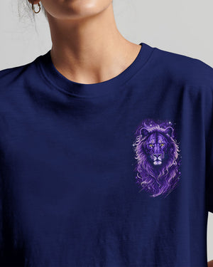 Blessed By God Loved By Jesus Lion Women's All Over Print Shirt - Tyqy3107252
