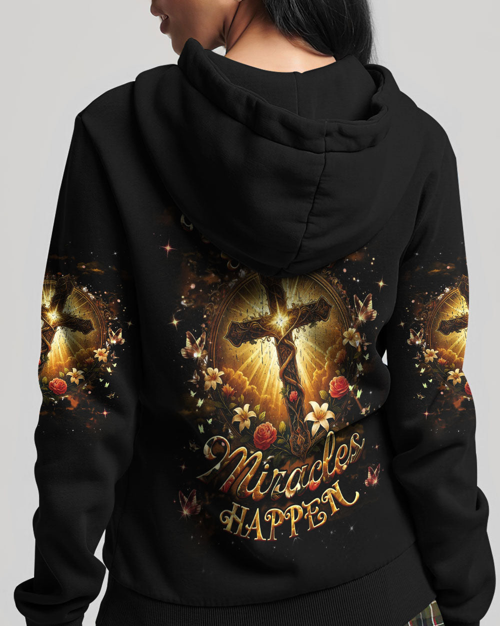 When God Steps In Miracles Happen Women's All Over Print Shirt - Yhhg2409254