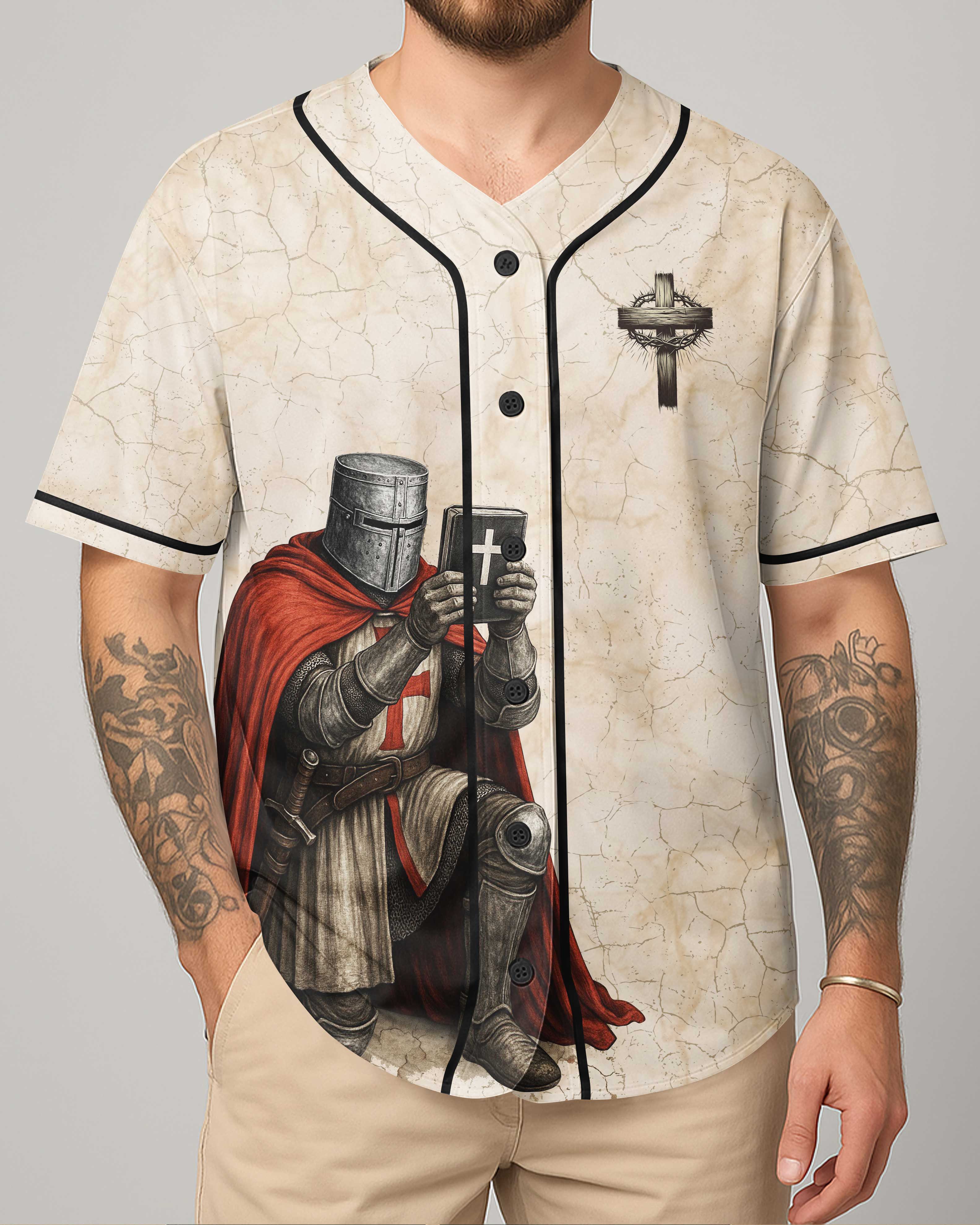 God Is My Strength All Over Print Jersey