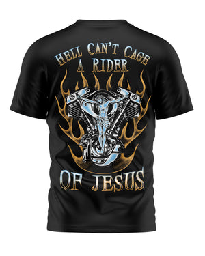 Hell Can't Cage All Over Print T-Shirt