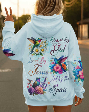 Blessed By God Loved By Jesus Led By The Spirit Shirt