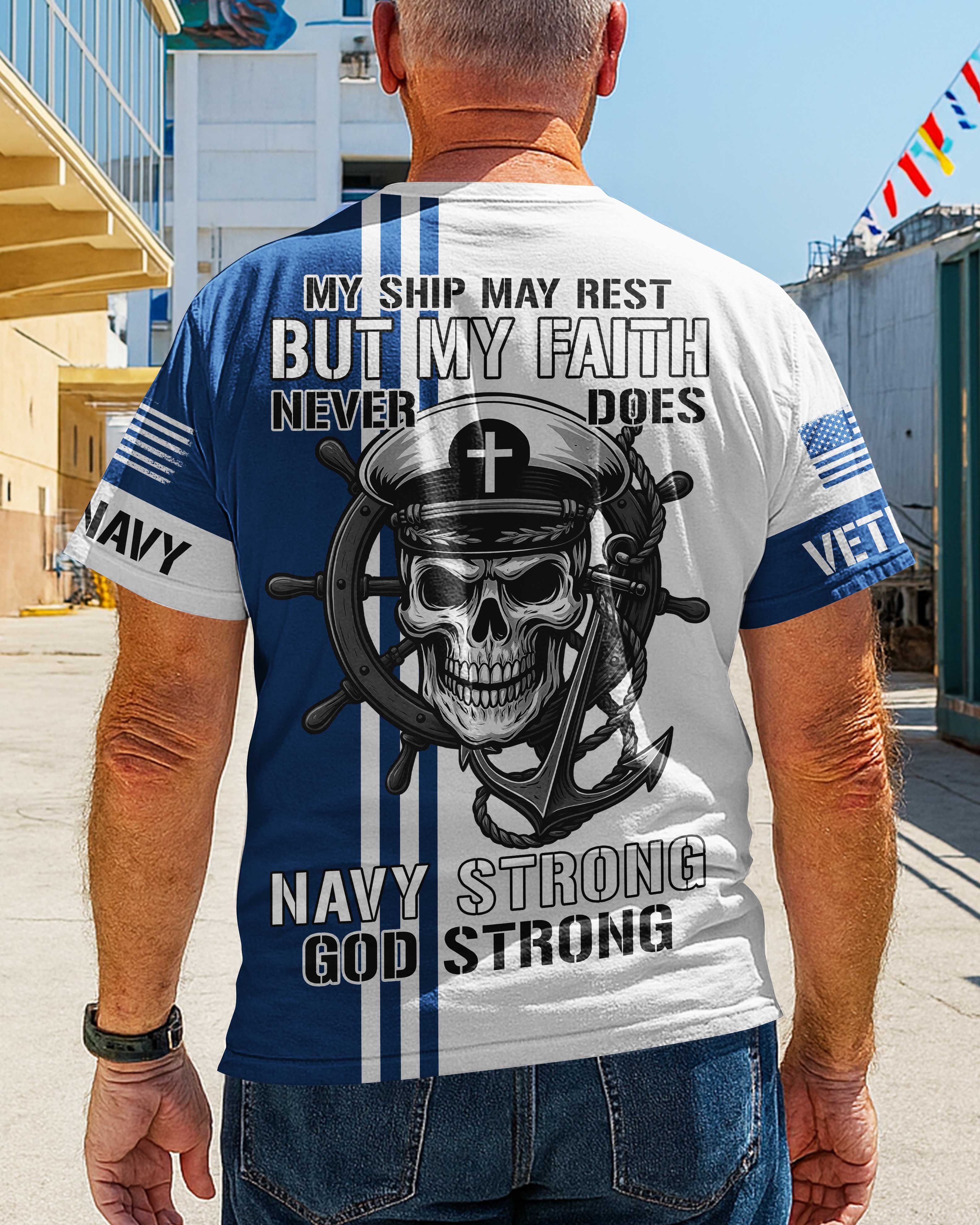 My Ship May Rest All Over Print T-Shirt