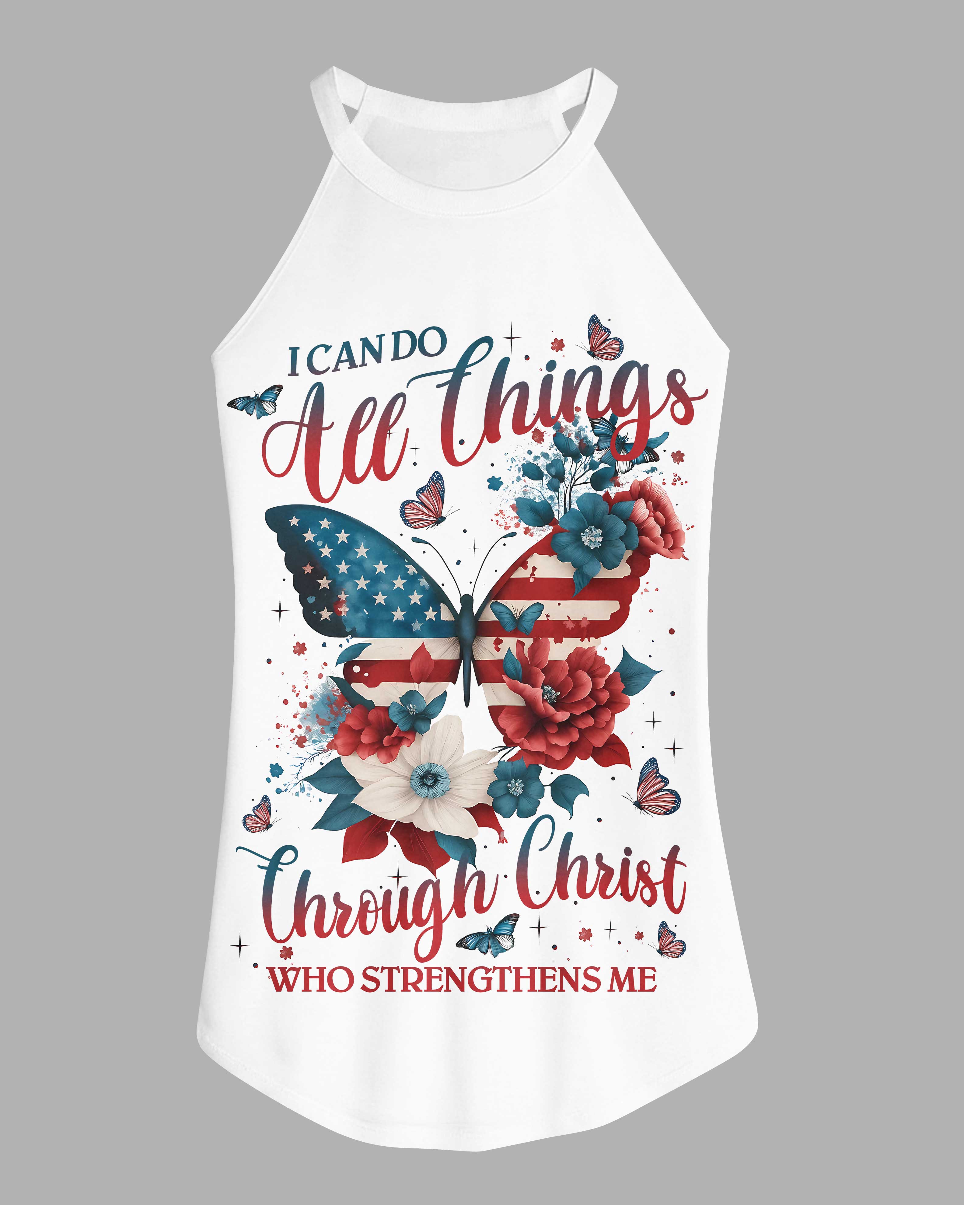I Can Do All Things Through Christ Rocker Tank Top