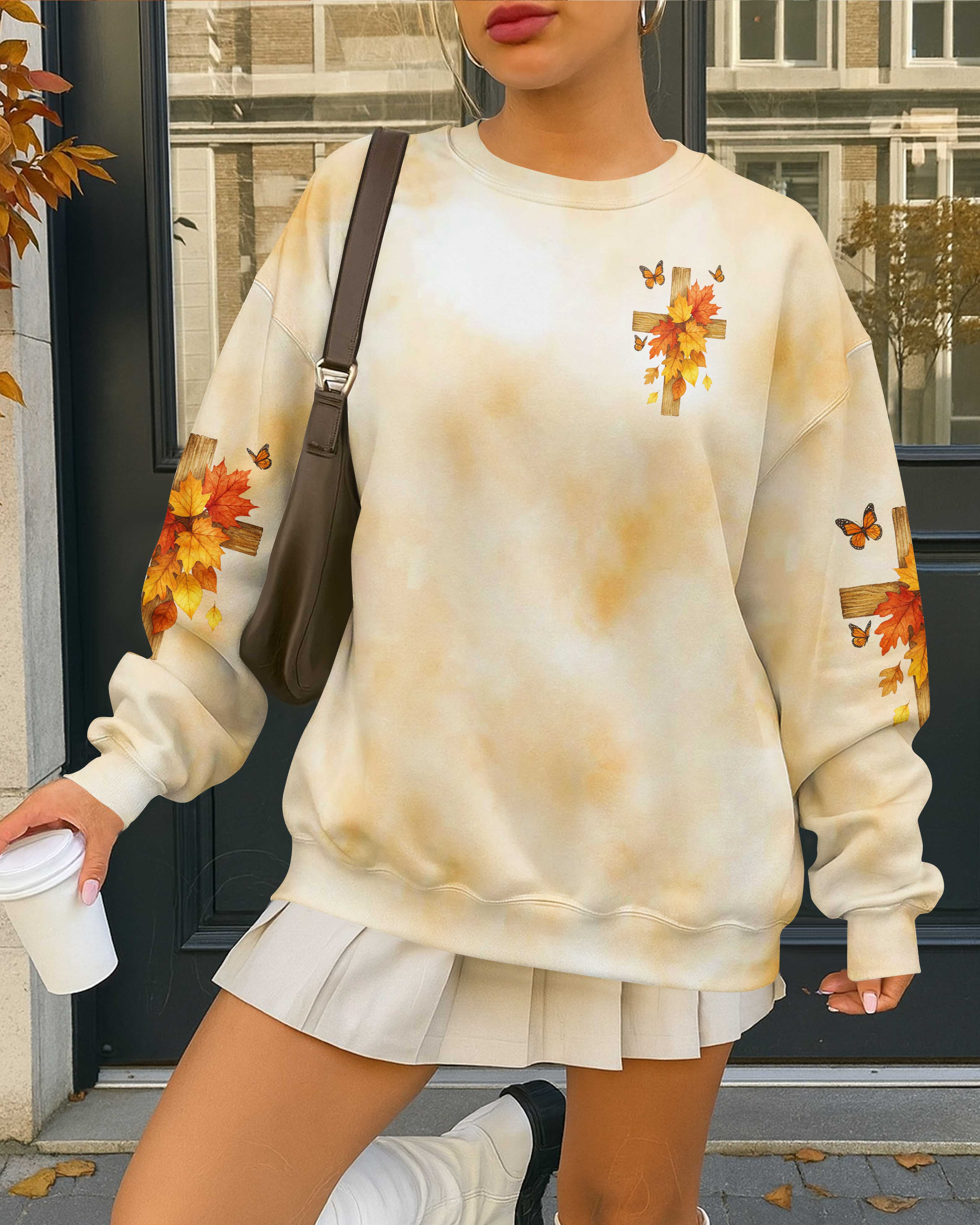 Fall For Jesus He Never Leaves Shirt