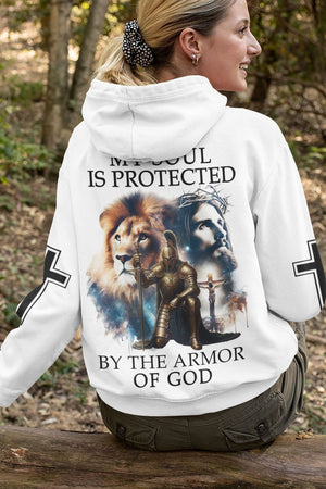 My Soul Is Protected By The Armor Of God All Over Print Hoodie