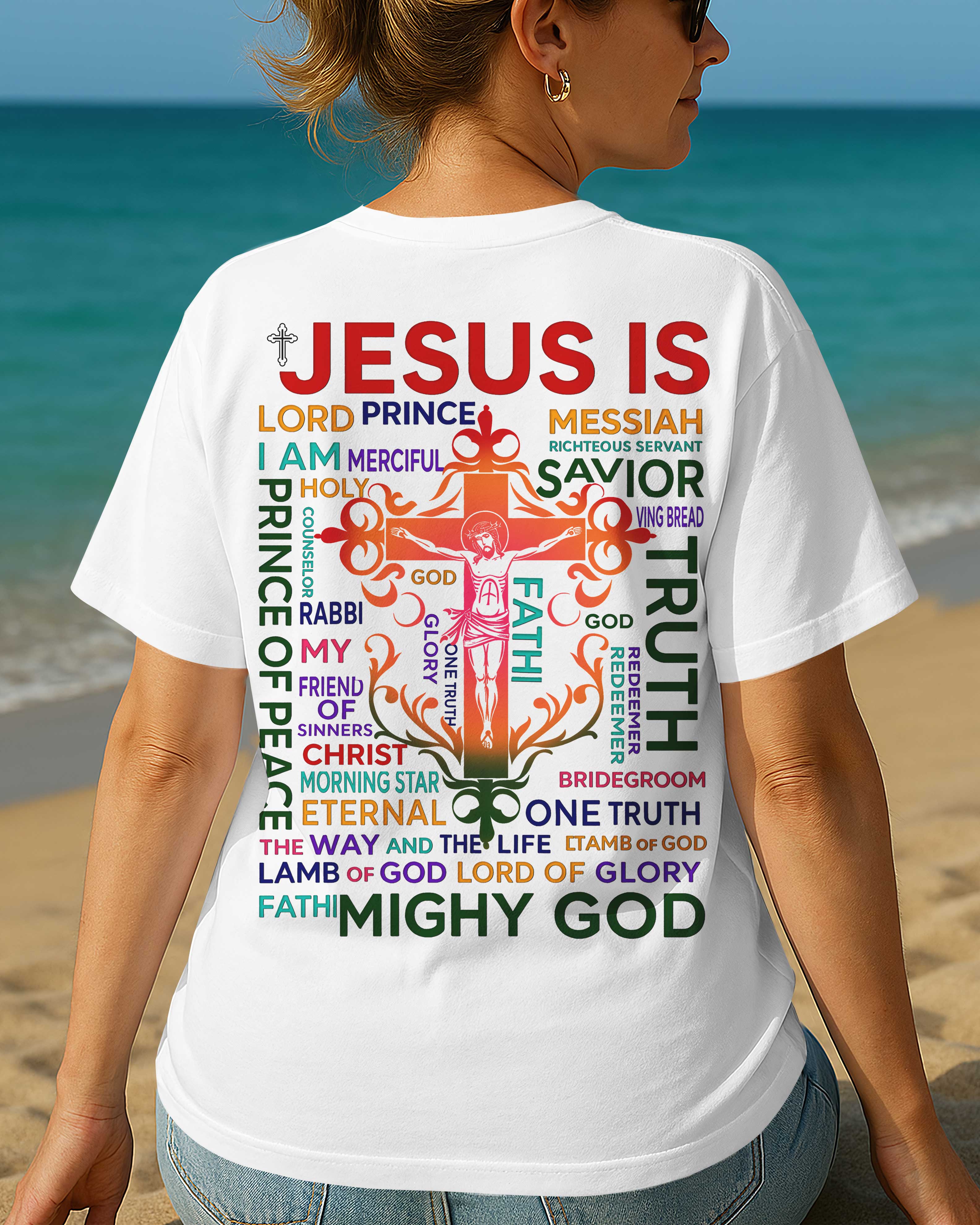 Jesus Is All Over Print T-Shirt