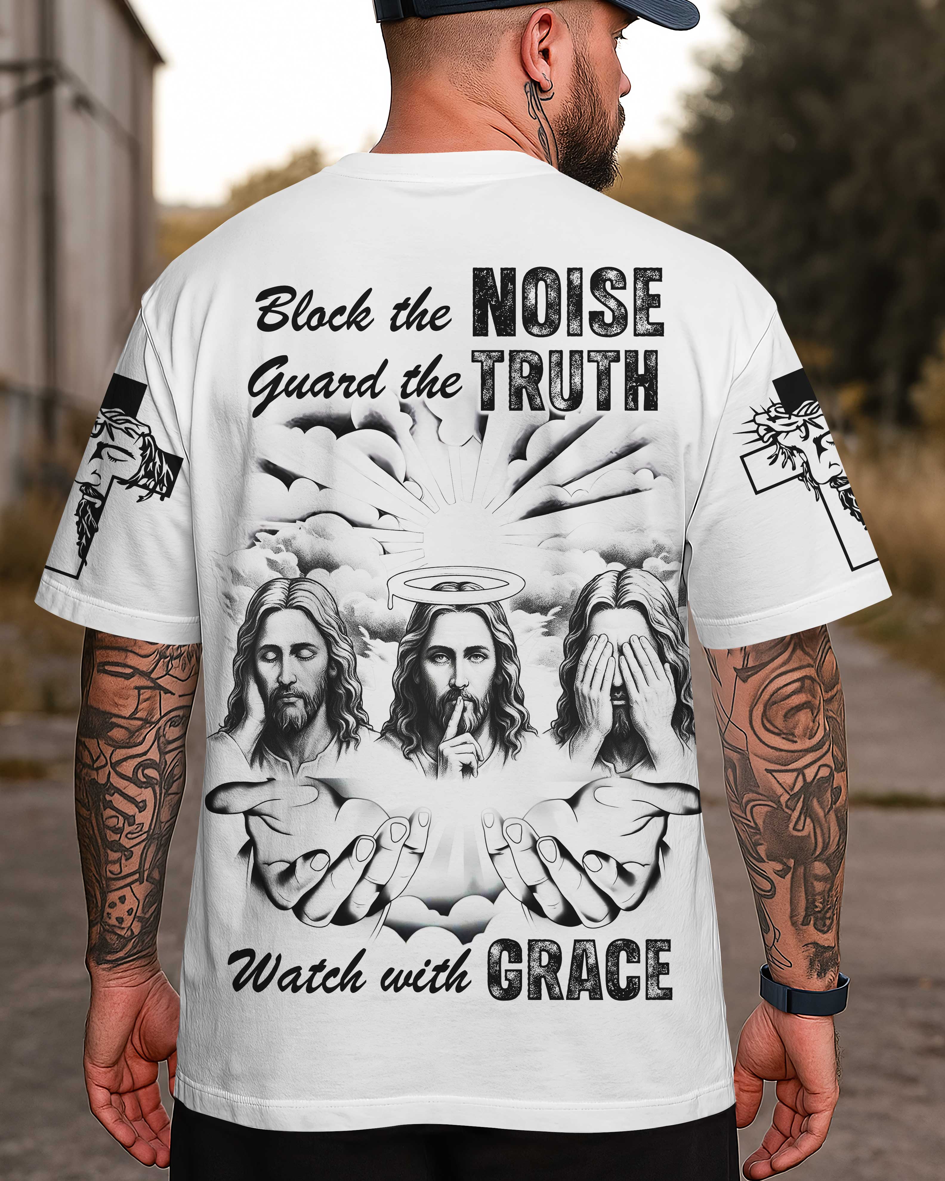 Block The Noise Guard The Truth Watch With Grace Shirt