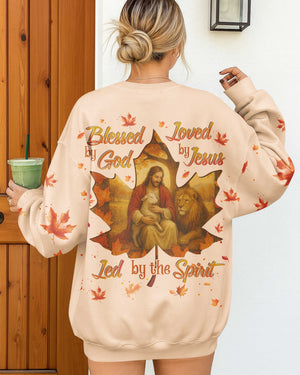Blessed By God Loved By Jesus Led By The Spirit Shirts