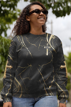 God Is Good All Over Print Sweater