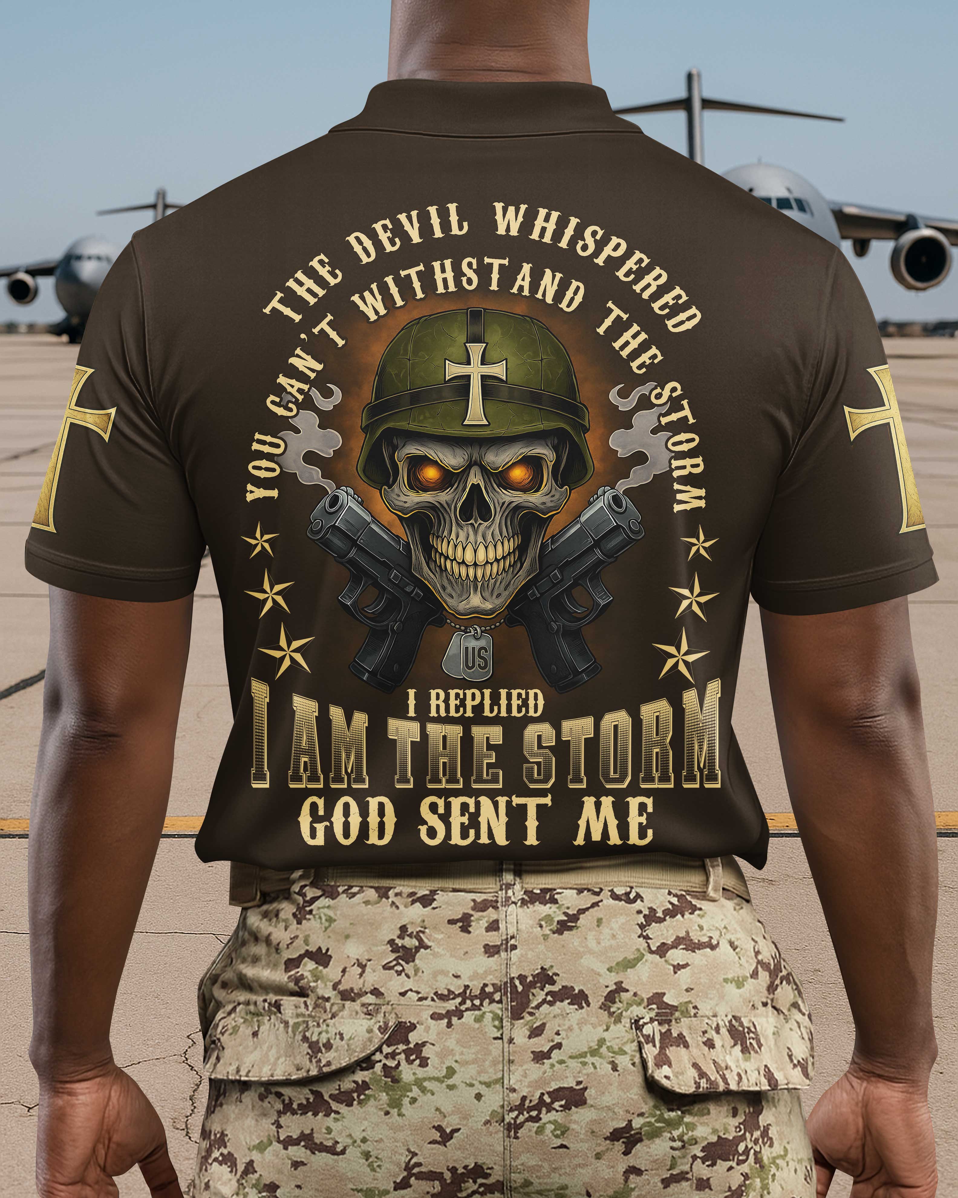 The Devil Whispered You Can't Withstand The Storm Shirt