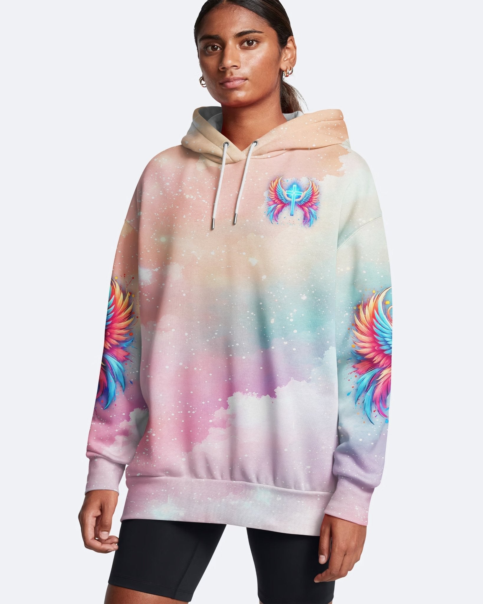 I Can Do All Things Through Christ Who Strengthens Me All Over Print Hoodie