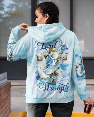 Lord Stood With Me And Gave Me Strength All Over Print Zip Hoodie