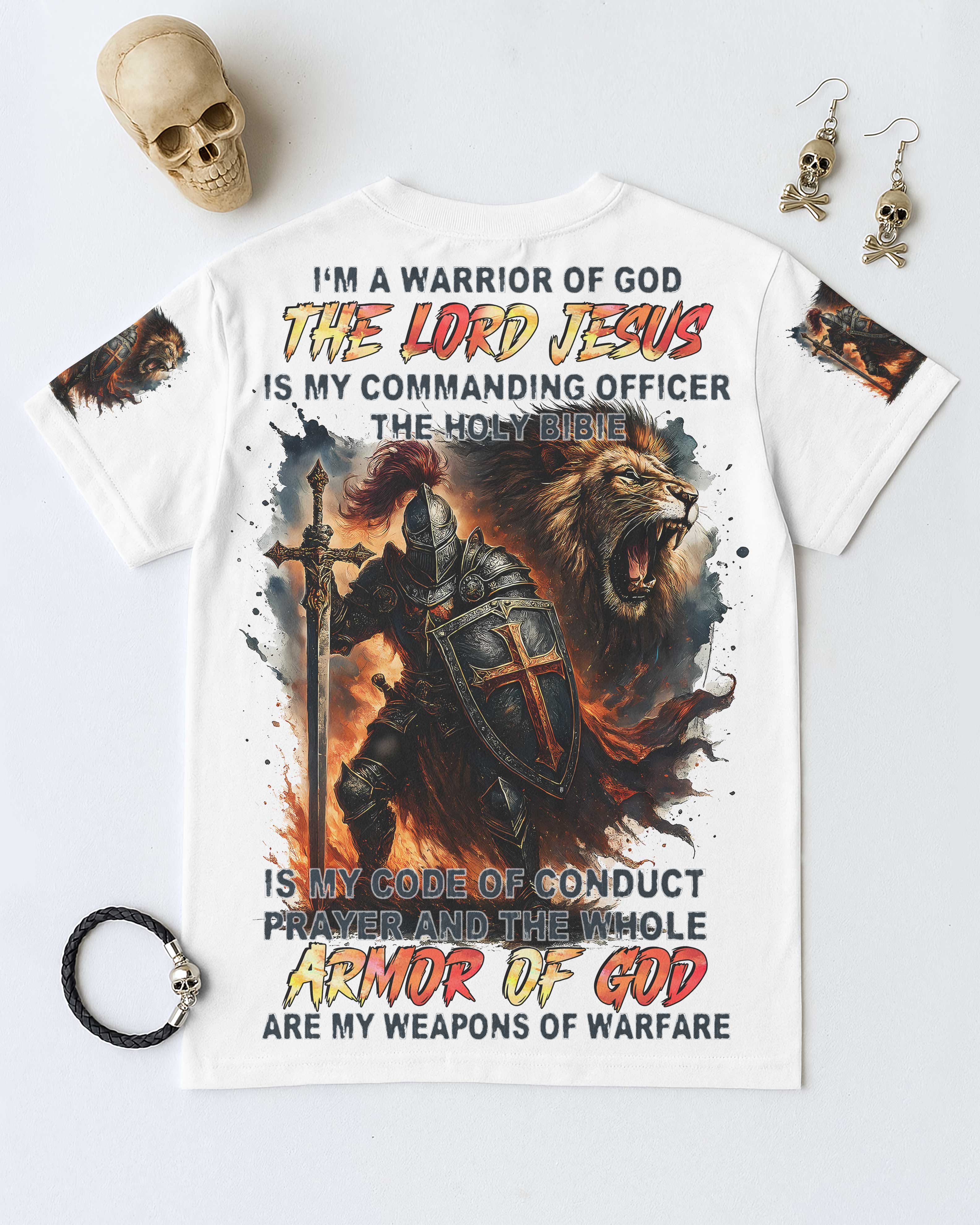 I'm A Warrior Of God All Over Print T-Shirt