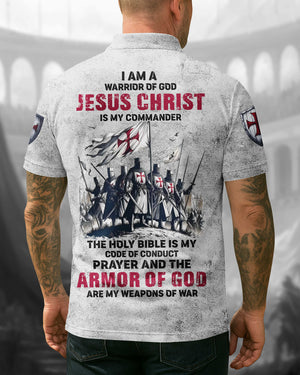 I Am A Warrior Of God Jesus Christ Is My Commander Shirt