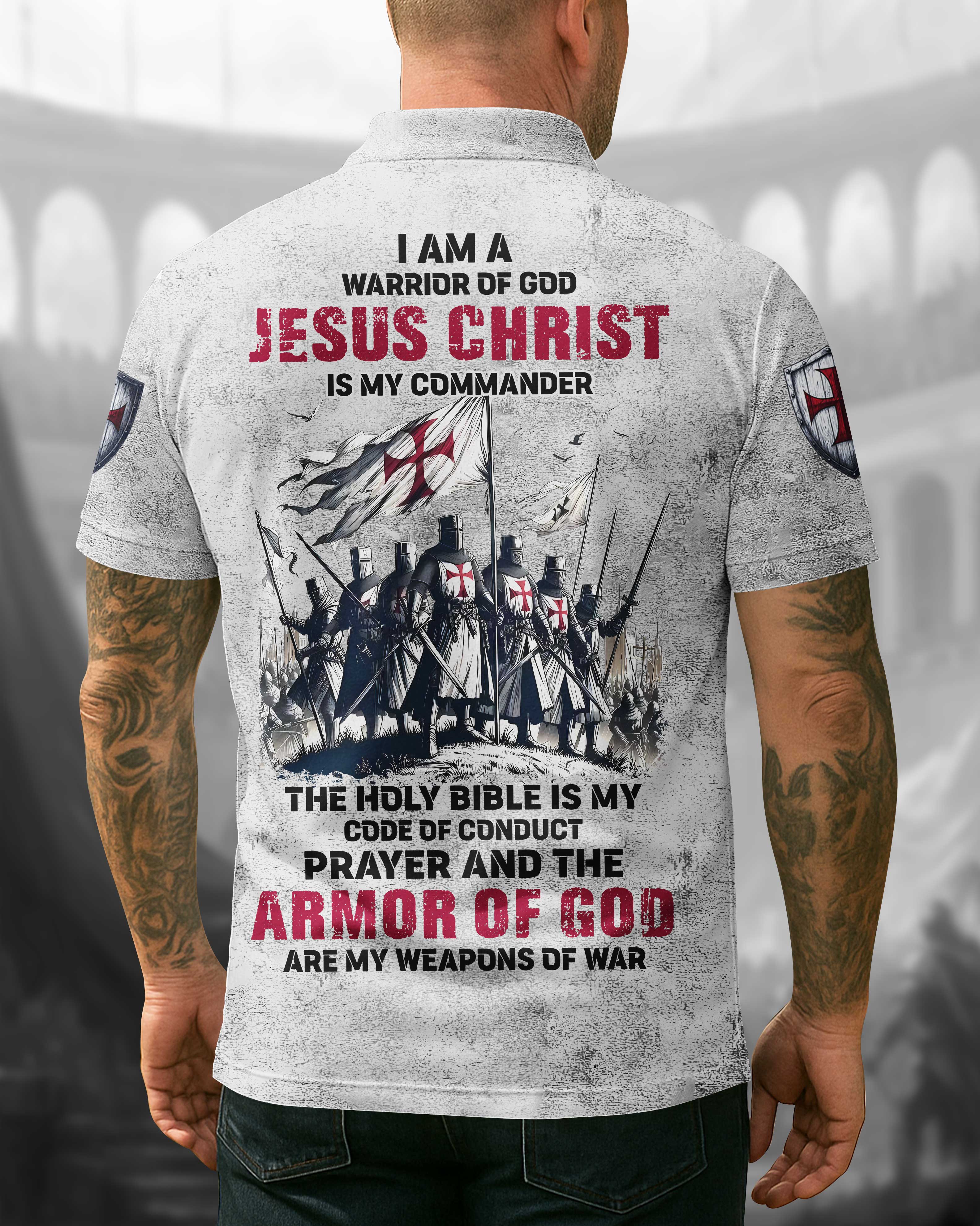 I Am A Warrior Of God Jesus Christ Is My Commander Shirt