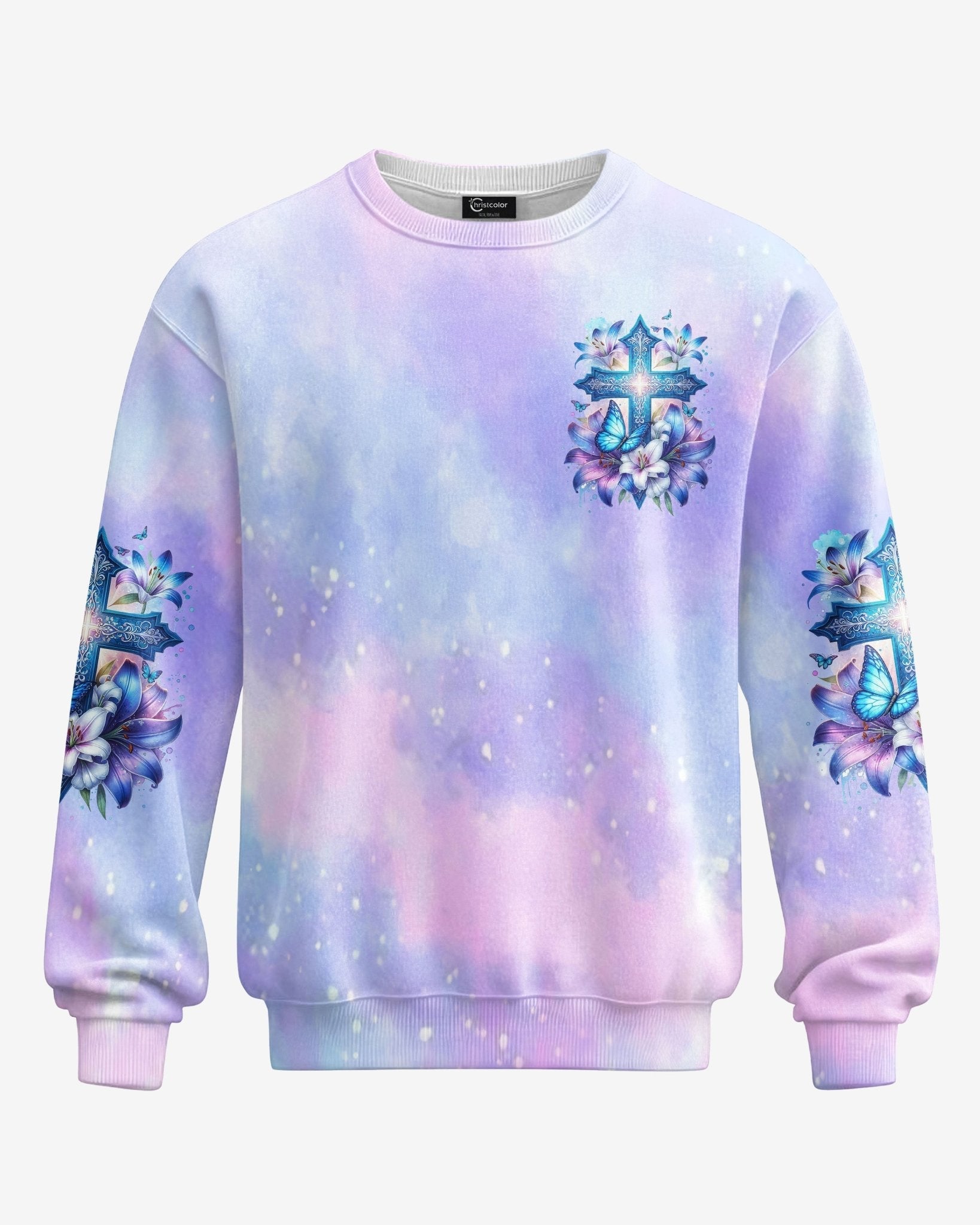 God And The Power Of Prayer All Over Print Sweater