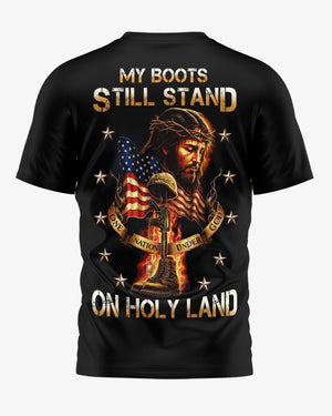 My Boots Still Stand All Over Print T-Shirt