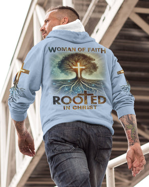 Woman Of Faith Rooted In Christ All Over Print Hoodie