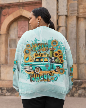 Jesus Take The Wheel All Over Print Sweater