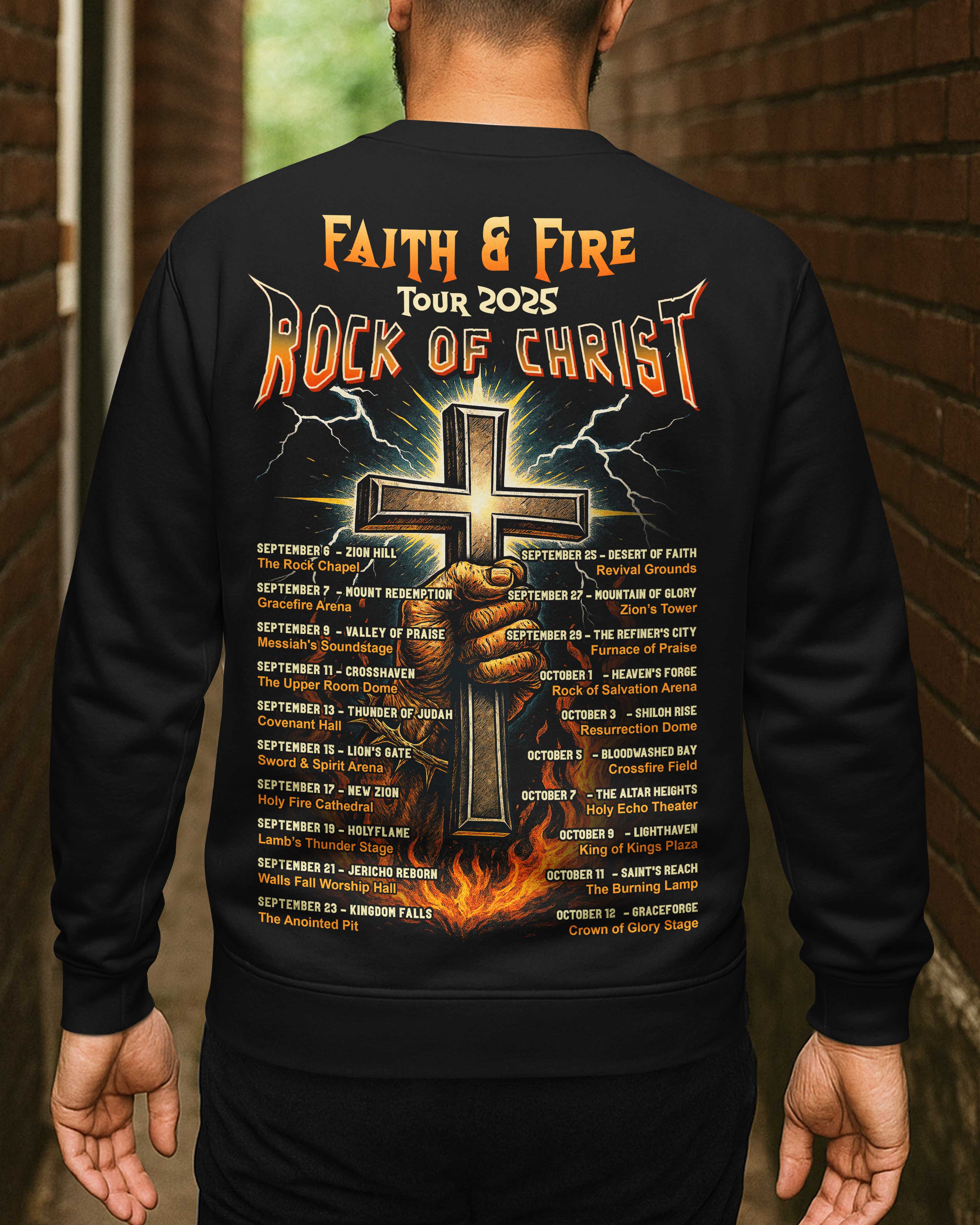 Faith And Fire Tour 2025 Shirt