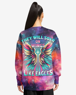 They Will Soar On Wings Like Eagles All Over Print Sweater