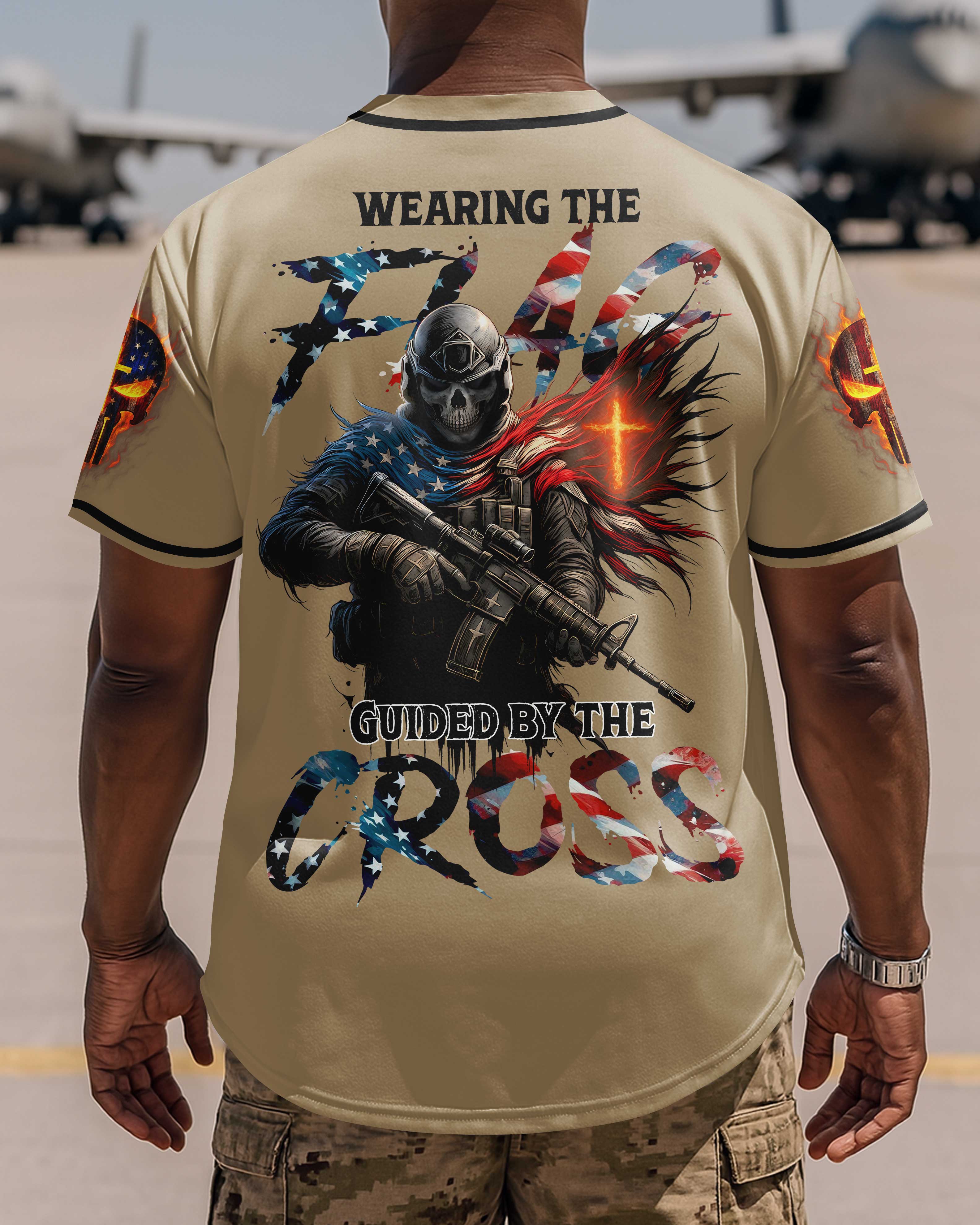 Wearing The Flag Guided By The Cross Jersey